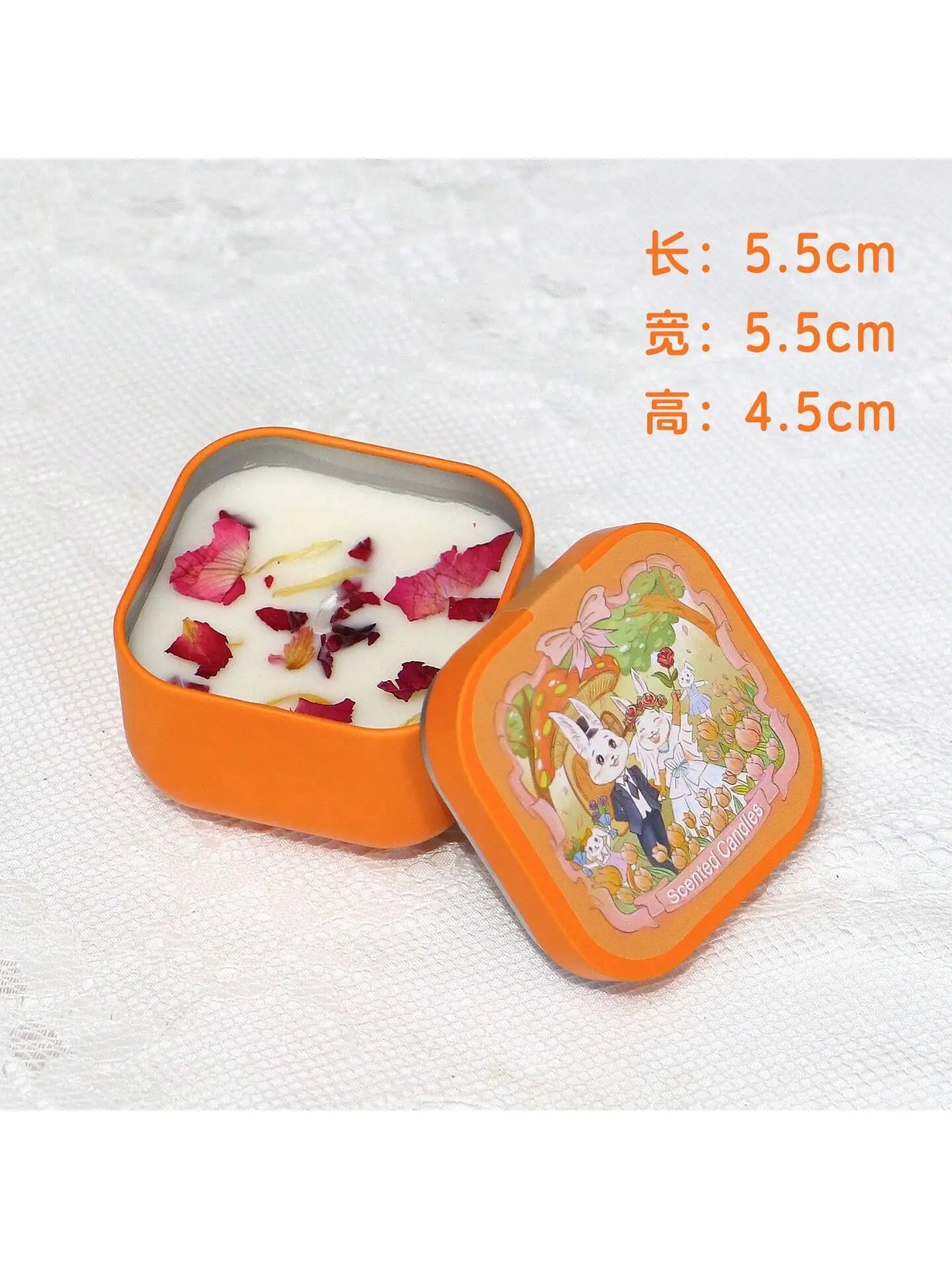 Selling Tin Cans Scented Candles Wholesale Handmade Qme tangerine