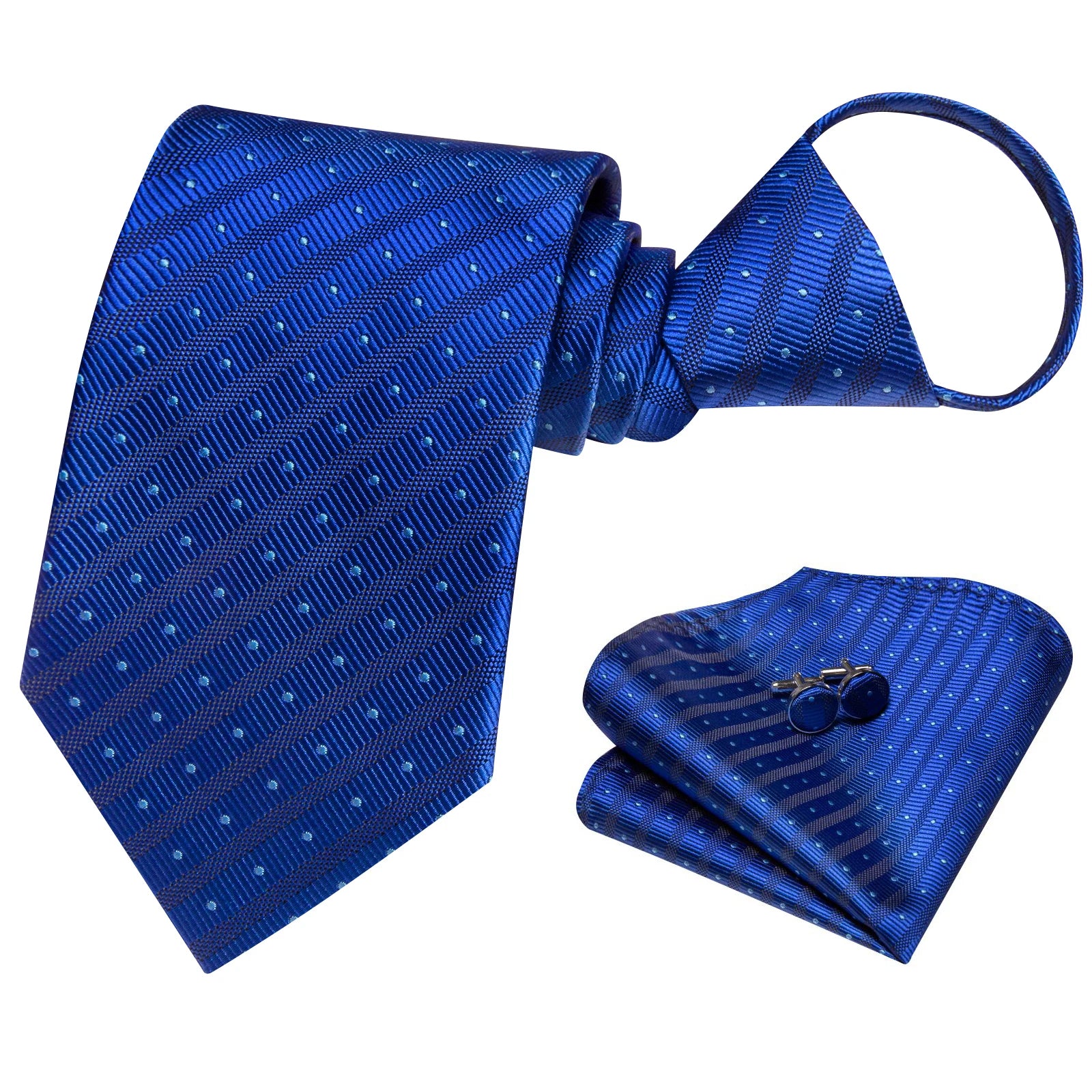 3.15inch Zipper Tie S, Knot-free, For Formal Business, Easy To Pull, Lazy Groom Wedding, Red And Black Stripes Qme HT-AL-0015B