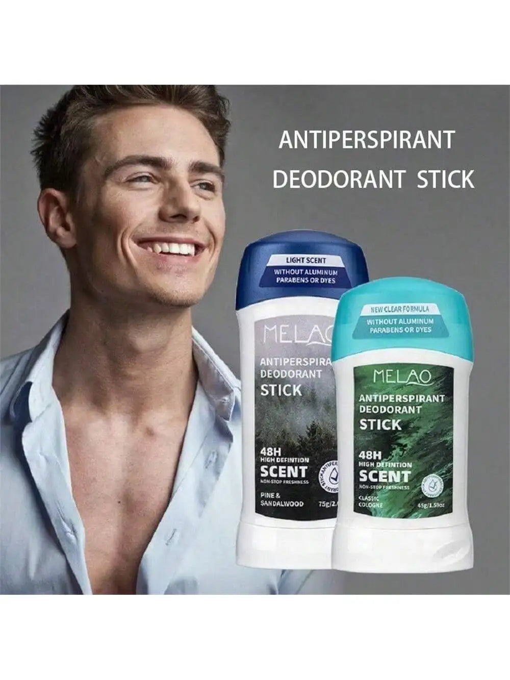 Deodorizing Antiperspirant Fragrance Stick Sandalwood Scent Qme