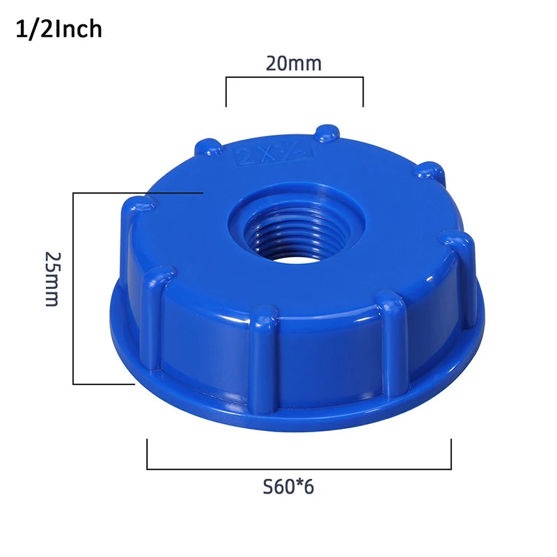 3 Garden Hose Gallon Water Tank Adapter S60x6 IBC Reducing Tote 1 Qme A