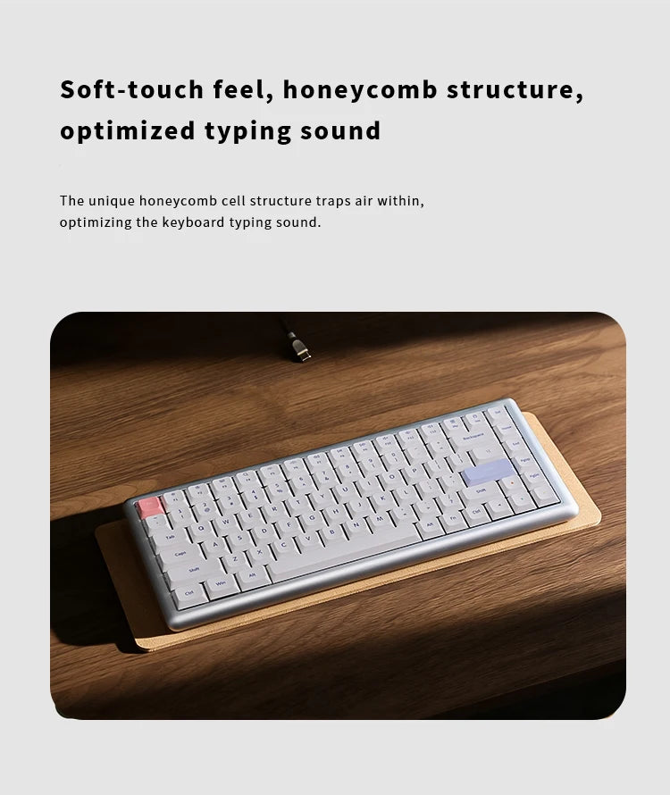 Chosfox Cork Keyboard Pad Custom Thicken Silent Shock Absorption Keyboard Cork Desk Pad Gaming Mechanical Keyboard Accessories Qme