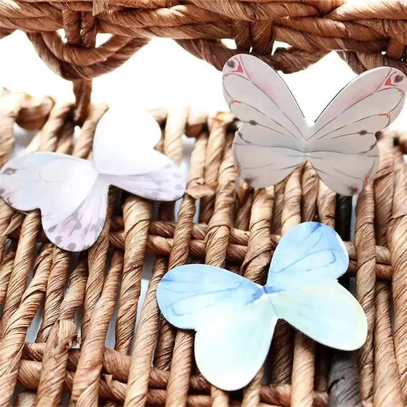4Pcs Colorful Butterfly Magnetic Bookmark Classical Butterfly Shaped Artistic Bookmark Student Artistic Bookmark Office Supplies Qme
