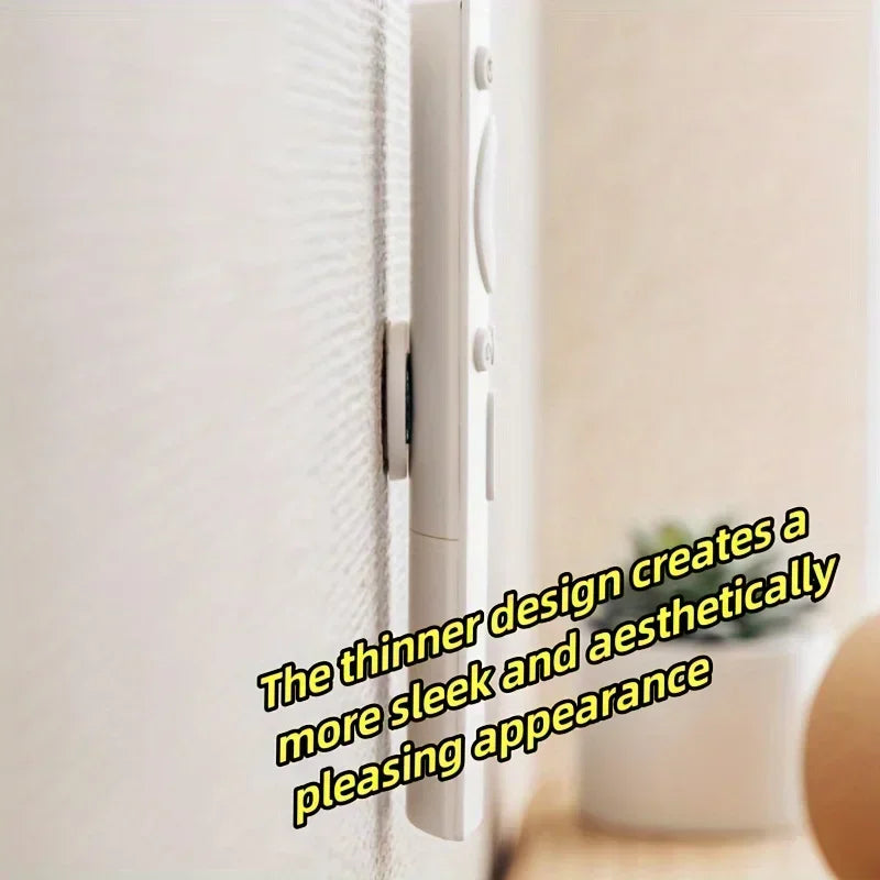 Magnetic Remote Control Holder Wall Mount Adhesive Remote Control Holder Strong Hold TV Remote Holder For Home Office Qme