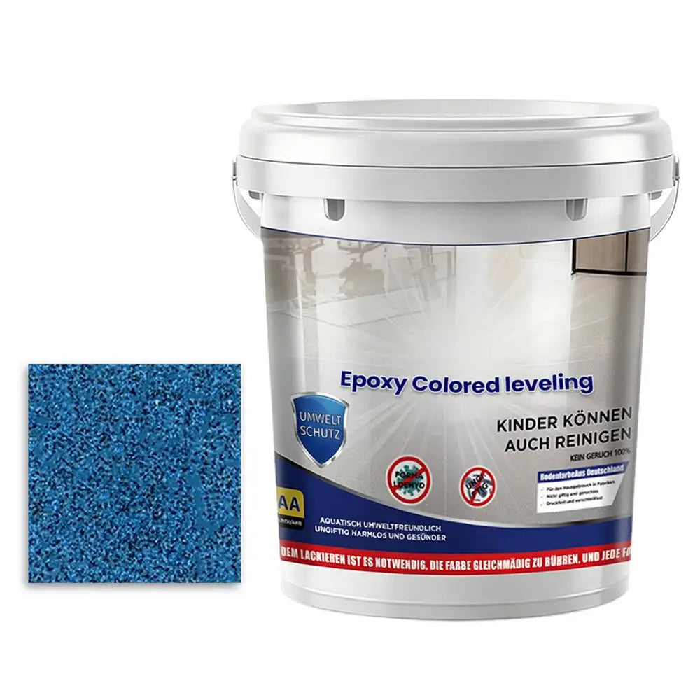500ml Garage Floor Paint Quick Drying High-Gloss Self-Leveling Coating Epoxy Colored Sand Floor Paint For Indoor Outdoor Garage Qme B