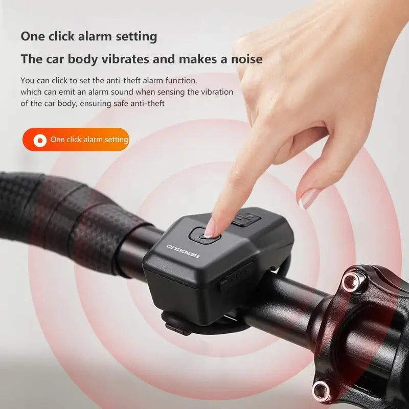 Bike Accessories Electric Bell Anti-theft Alarm Motorcycle Horn Qme