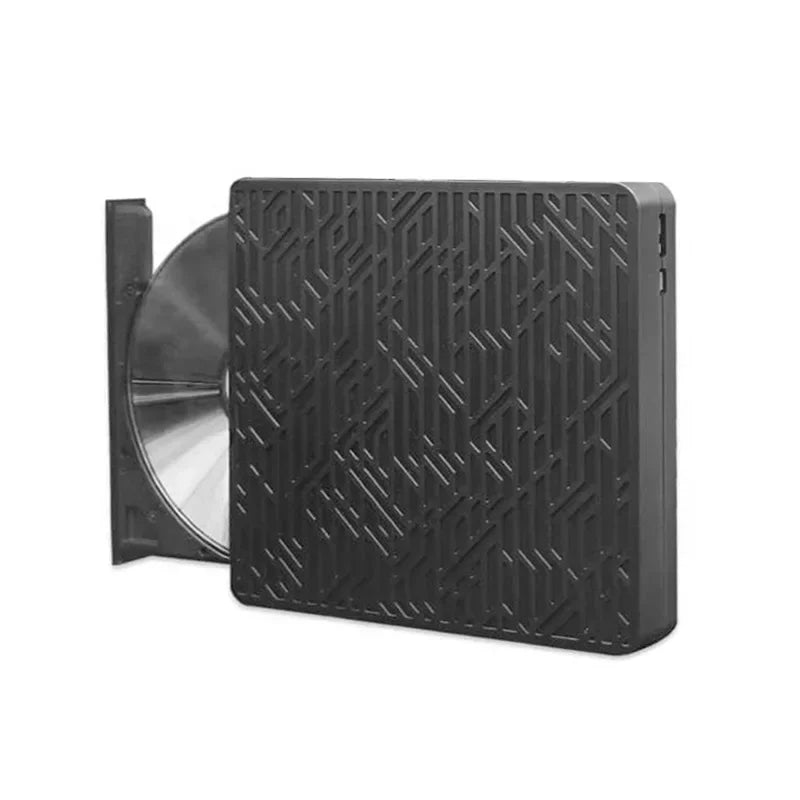 USB 3.0 External Optical Drive Slim High-Speed Reading Support TF Reader Player ForDVD-ROM CD-RW Burner Laptop Macbook PC Qme