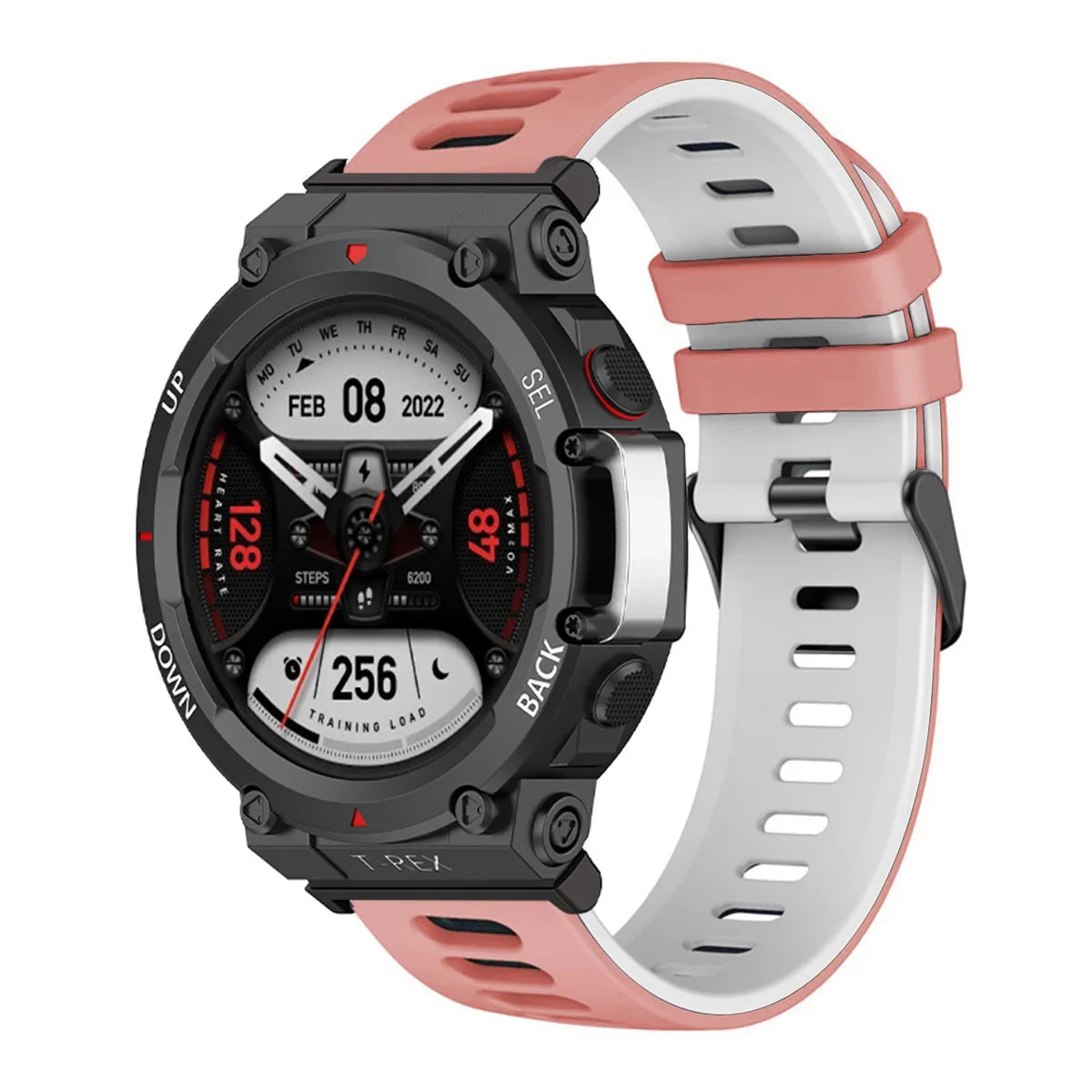 Soft Silicone Strap For Huami Amazfit T-Rex 3 Smart Watch Band Sports Bracelet For Xiaomi Amazfit T-Rex/T-Rex2 Correa Wristband Qme