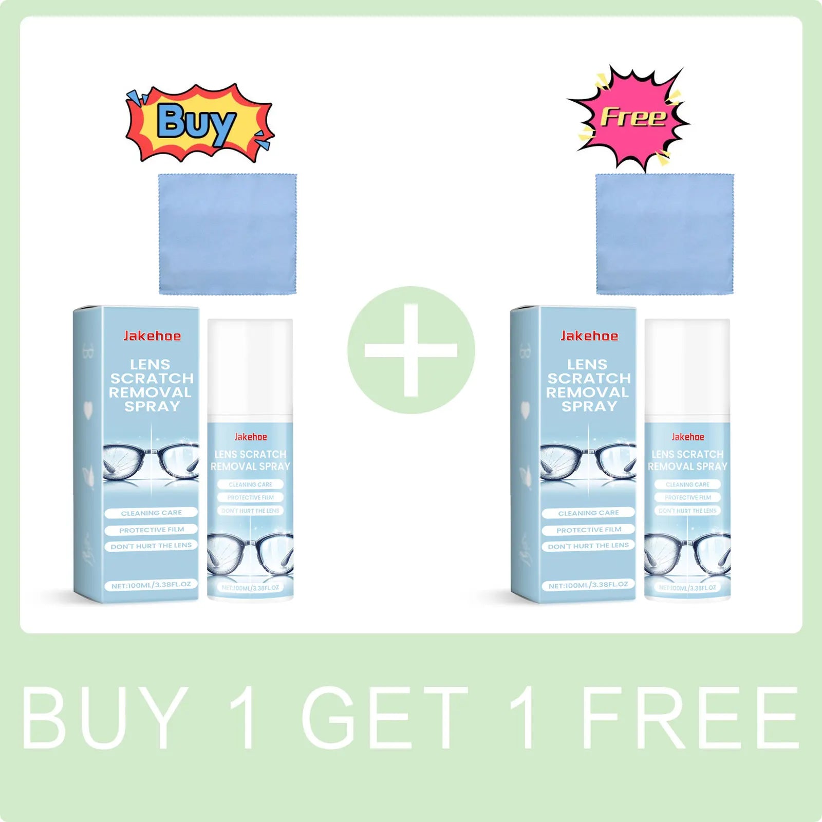 Eyeglass Cleaner Spray Sunglasses Scratch Removal Glasses Fingerprints Cleaner Eyeglass Lens Defogger Glasses Cleaning Solution Qme Buy 1 Get 1 Free