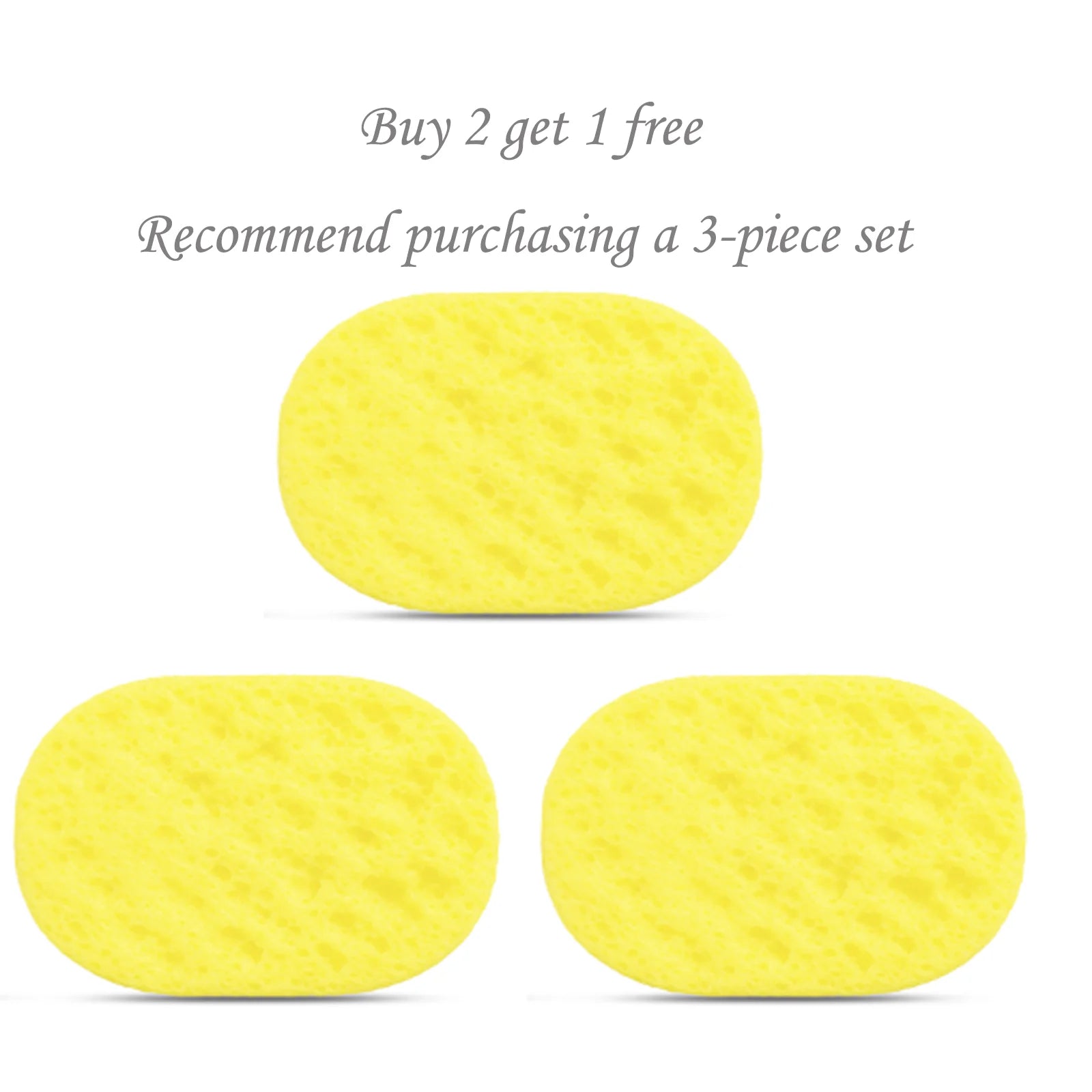 Citronella Lemongrass Soap Sponge Deep Cleansing Exfoliating Reusable Lather Enhancing Dead Skin Removing Body Cleanser Sponge Qme 3pcs