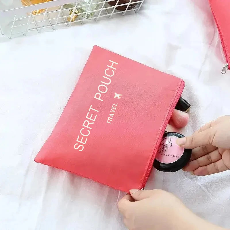 Portable Travel Organizer Storage Bags Set Suitcase Packing Cubes Set Cases Portable Luggage Clothes Shoe Tidy Pouch Folding Bag Qme