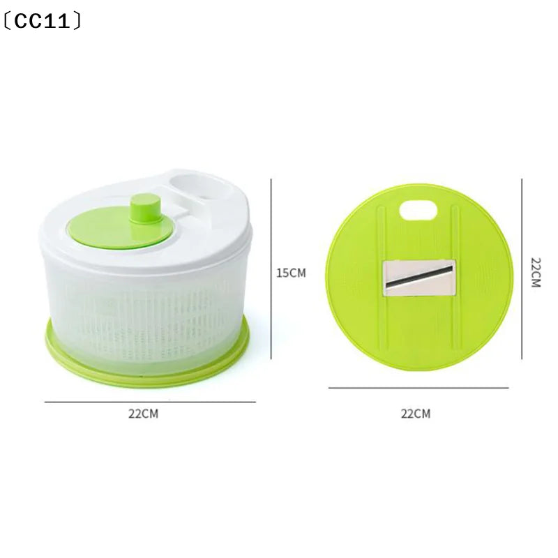 Household Salad Dryer Spinner Vegetable Dehydrator Multi-function Qme