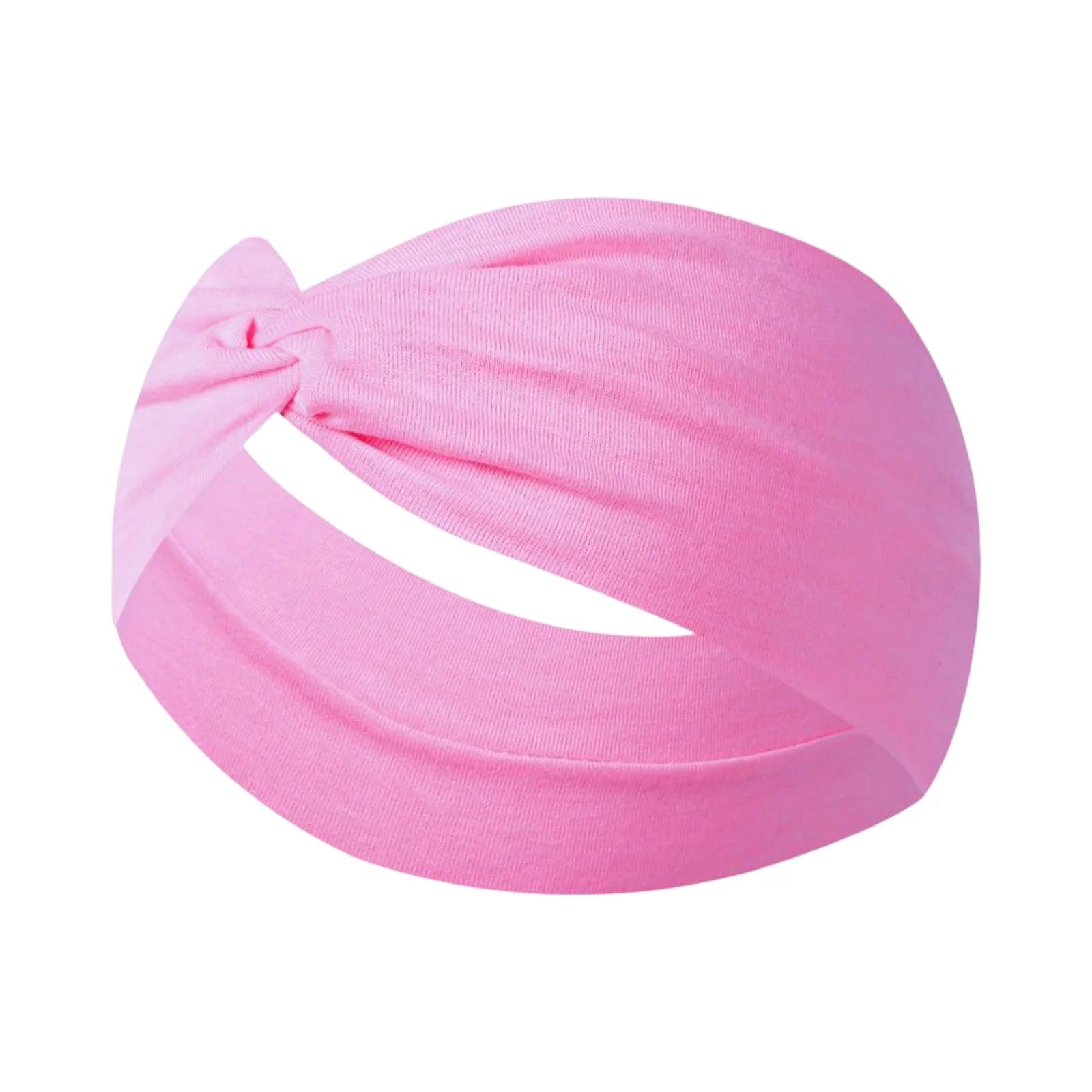 Unisex High Elastic Running Fitness Headband for Sports Yoga Solid Sweatproof Elastic Cotton Headscarf Wash Face Shower Supplies Qme