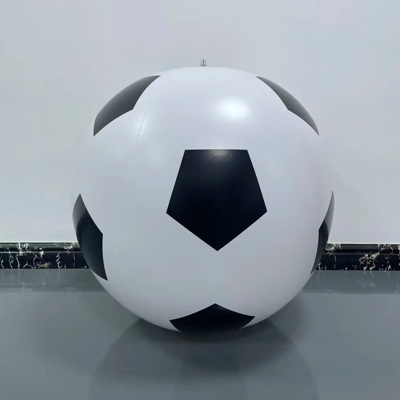 Inflatable Large Soccer Ball for Beach Outdoor School Play Parent-Child Game Eco-friendly Thickened PVC Colorful Ball Qme 150cm