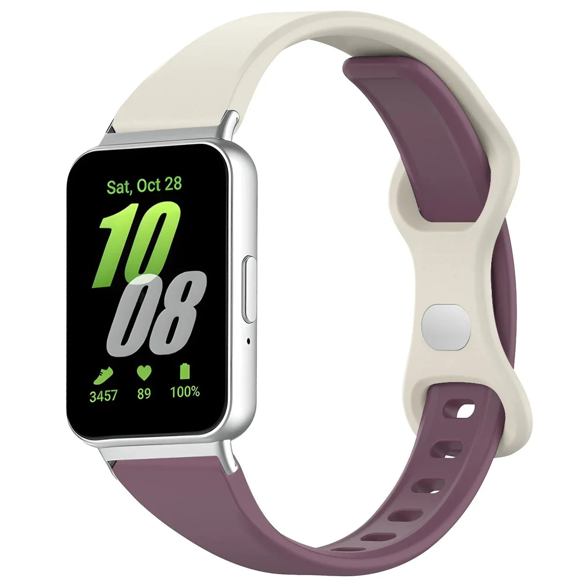 Strap for Galaxy Fit 3 Watch Strap Samsung Girls Adapter Woman Accessories Strap Band Bracelet Silicone Women Bracelet Qme ApSmokePu for Galaxy Fit 3