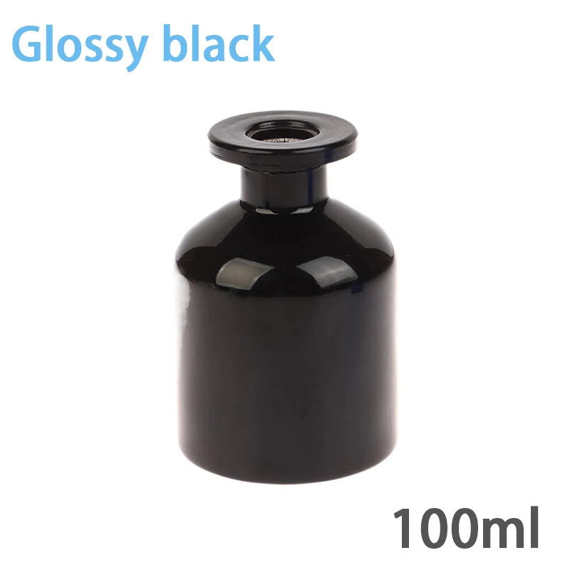 Can Use Rattan Sticks Purifying Room Office Essential Oil Bottles Qme Glossy black