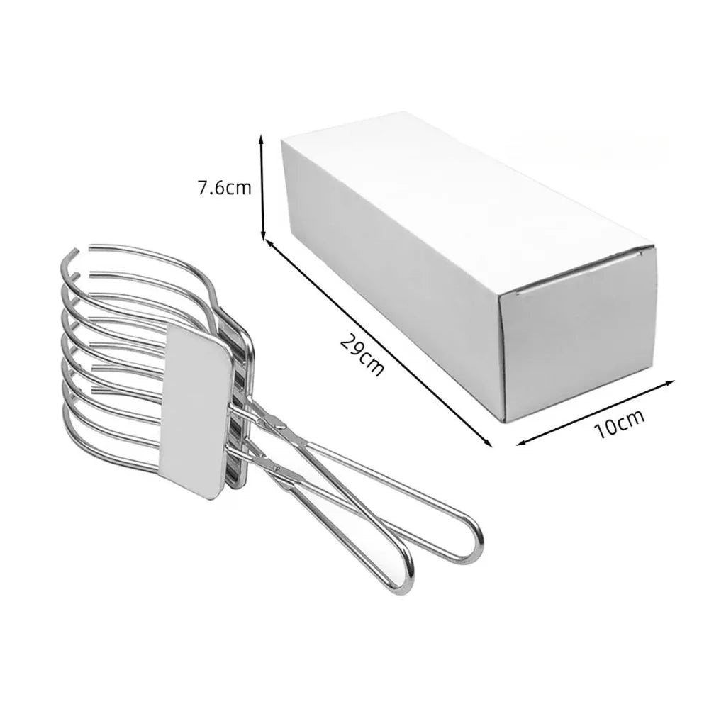 Stainless Steel BBQ Slicer Meat Cutter Multi-function Camping Kitchen Qme 1Pc