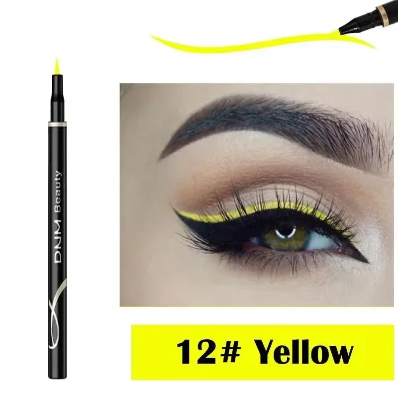 Pearlescent Eyeliner Stick Pen Glitter Eyes Shadow Waterproof Shimmer Eye Liner Pen Shiny High-gloss Cosmetics Beauty Make Up Qme style2-12