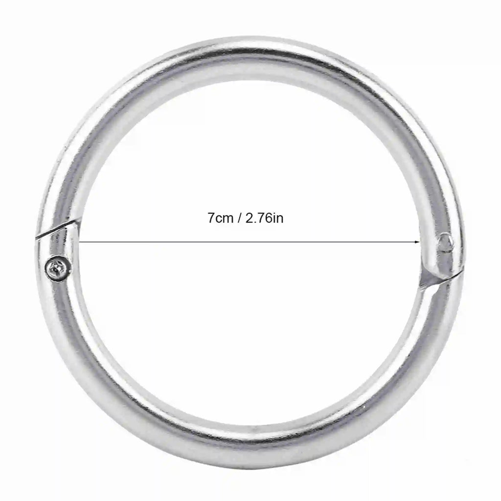 Stainless Steel Bull Cattle Nose Ring Durable Livestock Nose Loop Husbandry Tool for Farm Cattle Breeding Qme