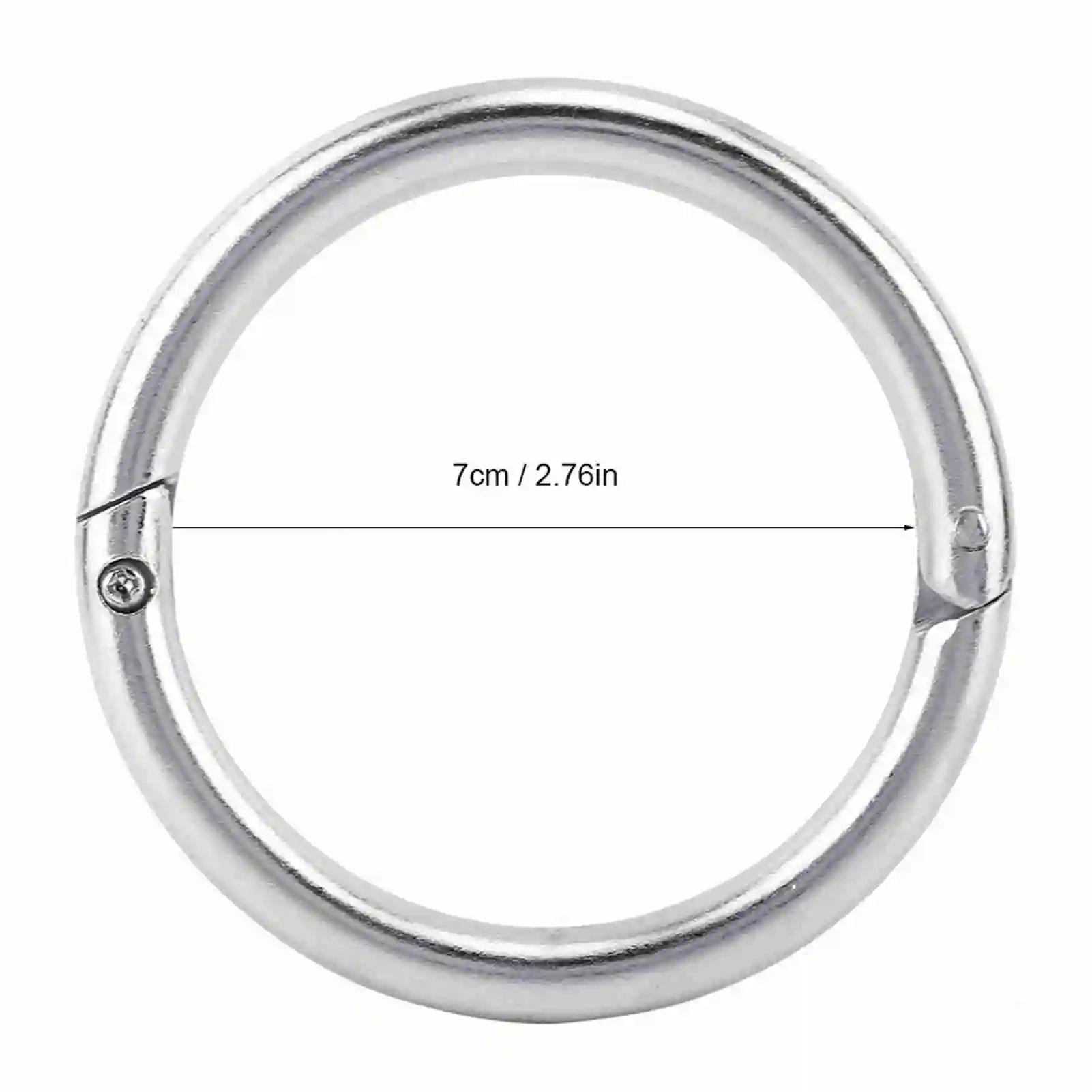 Stainless Steel Bull Cattle Nose Ring Durable Livestock Nose Loop Husbandry Tool for Farm Cattle Breeding Qme