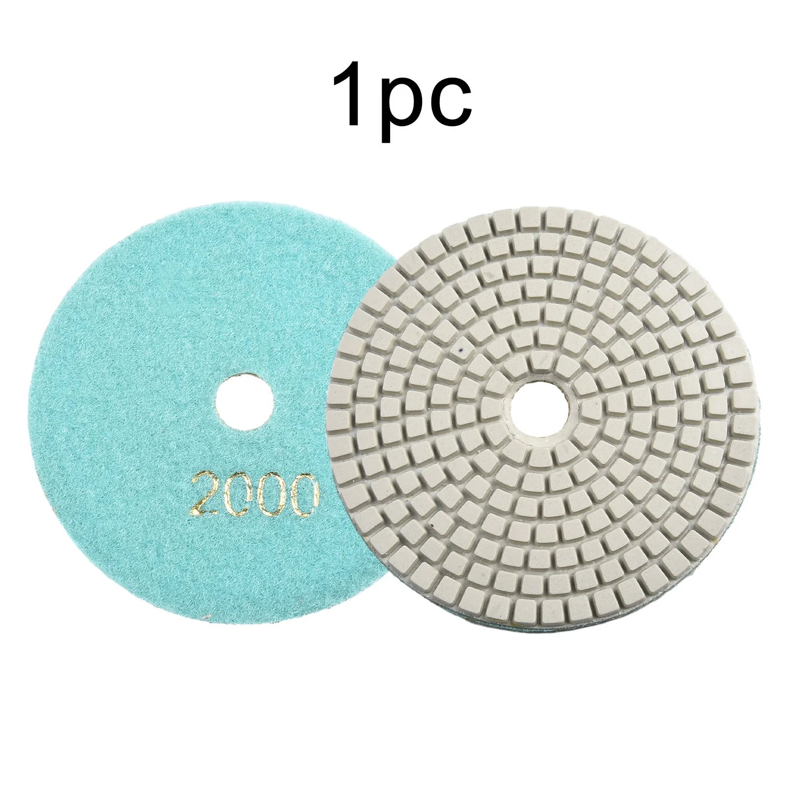 4 Inch 100mm Polishing Pads Wet/Dry For Granite Stone Concrete Marble Polishing Use Grinding Discs Pad Tools Qme 2000grit