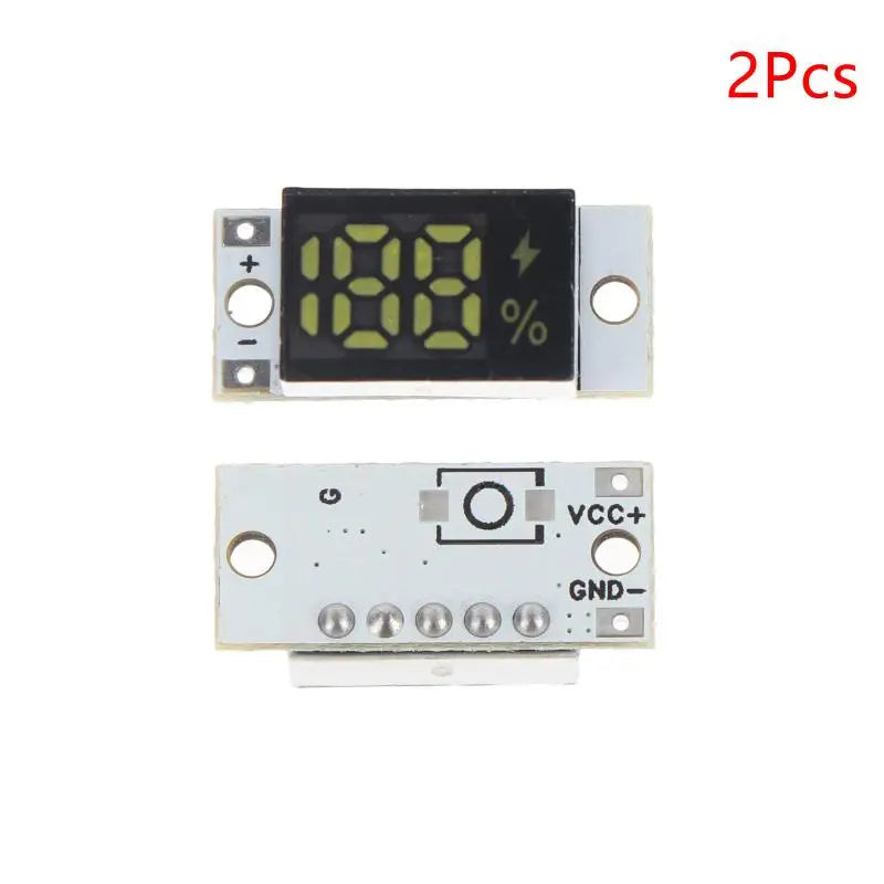 Precision LED Battery Meter 1S-4S DIY Electronic Enthusiasts Hobbyists Qme A2 2PCS