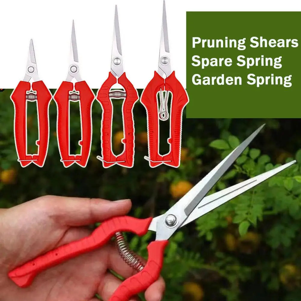 One-handed Sharp Blade Pruning Shears Branch Grass Garden Fruit Tree Trimming Scissors Knife Non-slip Handle Cutting Knife Tools Qme