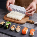 10 Grids Rice Ball Mold Spoon Sushi Non-stick Pressure Storage Box Qme Default Title