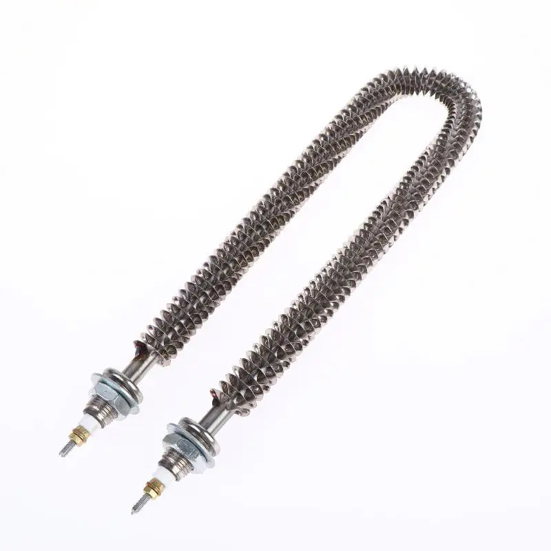 Finned Heat Pipe Heating Pipe U Type Finned Electric Heat Tube Stainless Steel Fin Heating 220V1KW 201 U Shape Heat Pipe Qme 1pcs