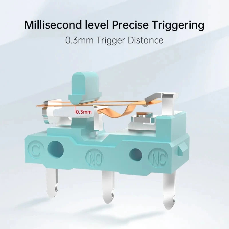 Kailh GM8.0pro Mouse Micro Switches Esports Mouse Accessory Computer Mice Gold Contactor 90 Million Click Left Right Button Qme