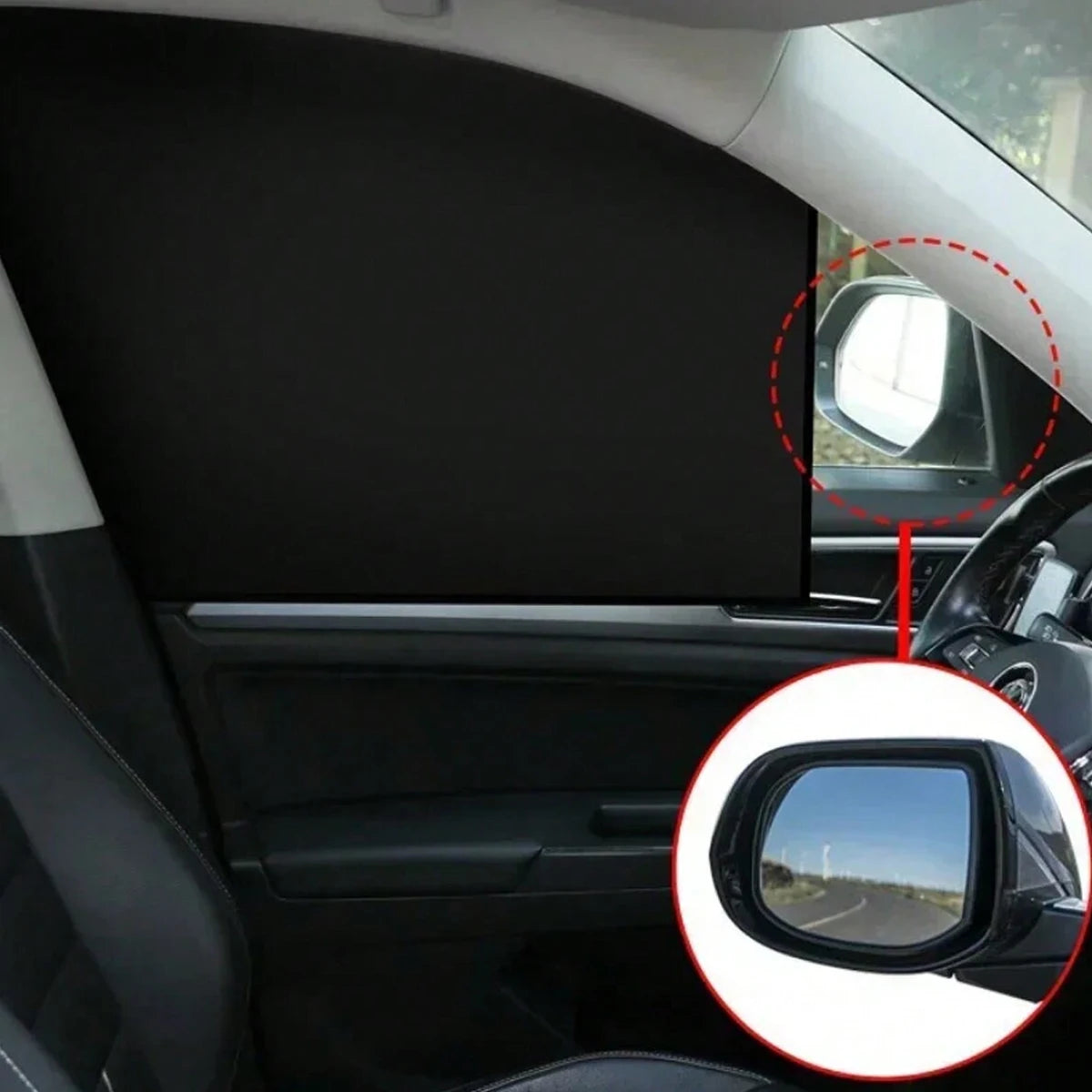 Magnetic curtain protectors, side window sunshades, UV protection, suitable for most models, universal in all seasons Qme
