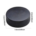 Street Hockey Puck Roller Ice Hockey Official Regulation Size 4X Diameter 3-inch Thickness 1-inch Training Equipment Indoor Qme Black
