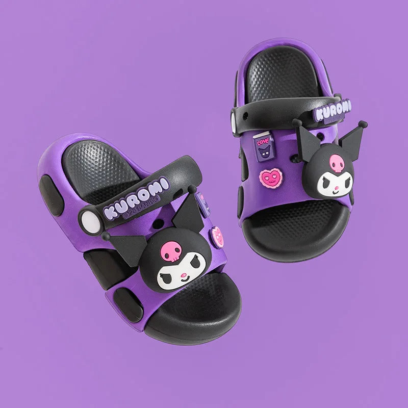 Hello Kitty Kuromi Cartoon Flip-flops Cute Non-slip Students Melody Qme 2 180mm