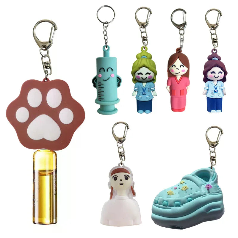 Shaped Ampoule Bottle Opener Keychain Rubber Cutter Aid Medication Vial Breaker Tool For Home Nurses And Doctors Qme