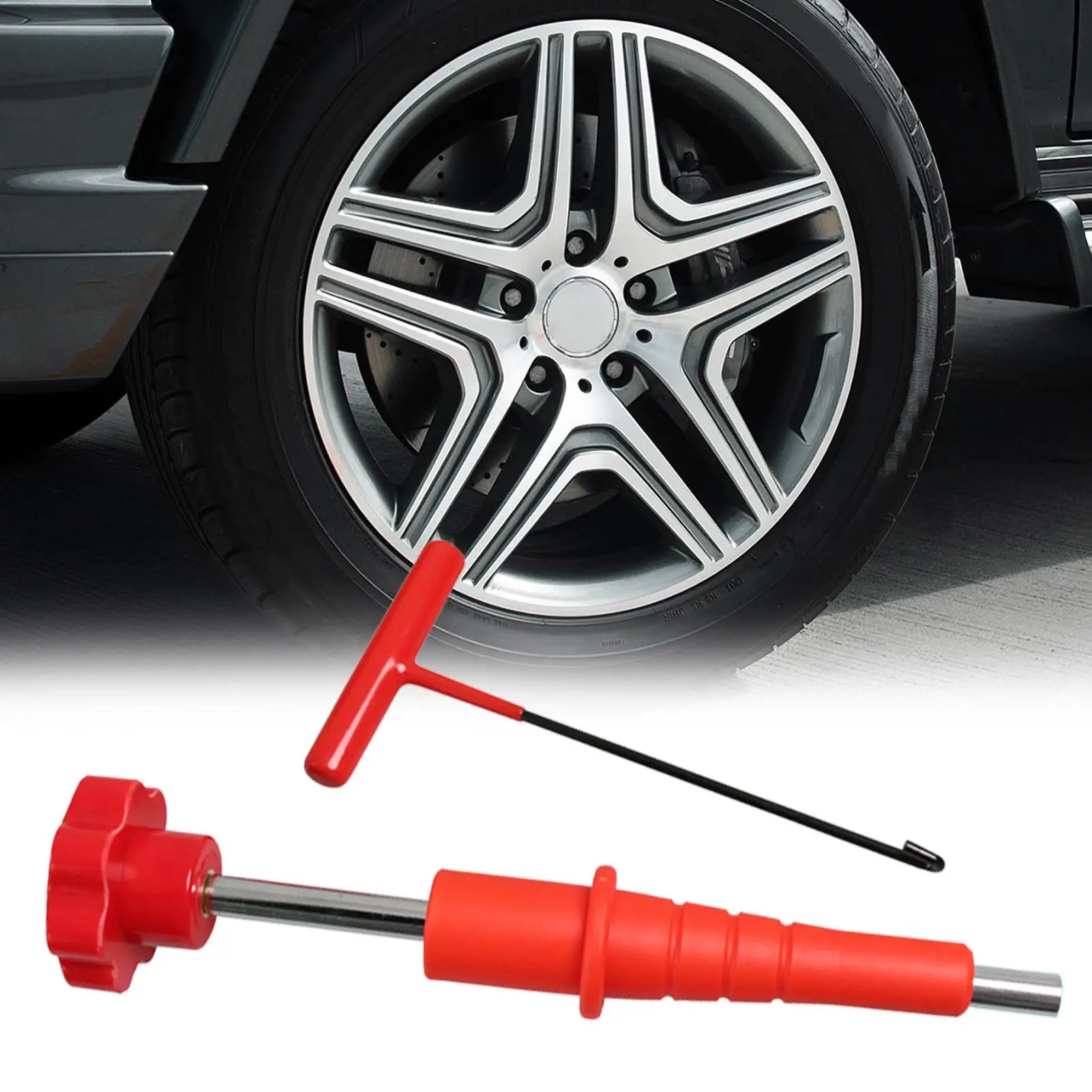 Tire Valve Stem Removal Tool Alloy Non Slip Replacement 3pieces Tire Valve Tools for Automotive Bikes Bicycles Motorcycle ATV Qme