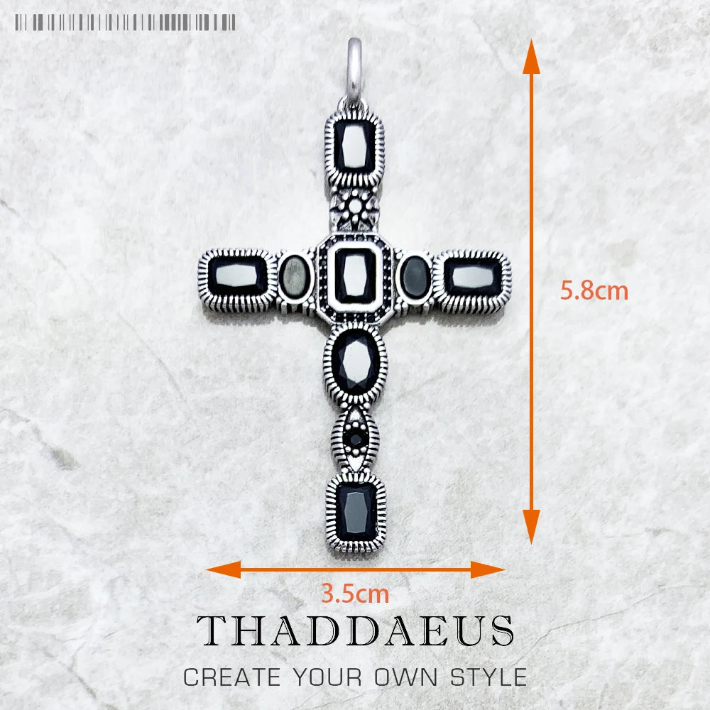 Pendant Majestic Cross & Crown Jewelry Europe 925 Sterling Silver Symbolism Promises Shield And Certaint Gift For Woman Men Qme 14