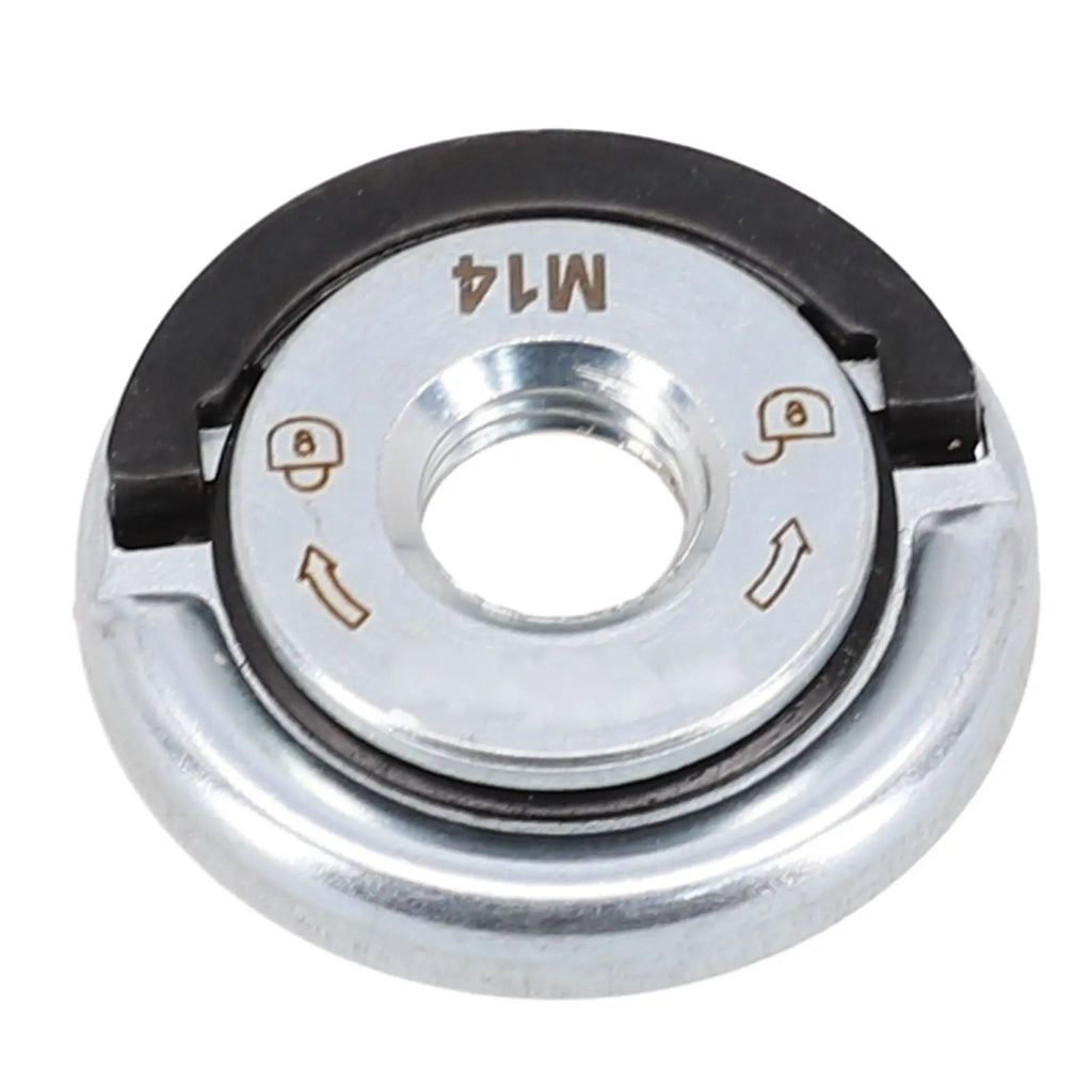 1pcs Quick Release Flange Nut M14 Thread Angle Grinder Flange Nut Power Chuck Pressing Plate For Cutting Disks Qme Default Title