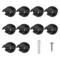 Hat Hooks For Wall 10 Pieces No Punching Hat Hanger No Punching Adhesive Hooks For Bathroom Shower Kitchen Bedroom Apartment Qme Black China Mainland
