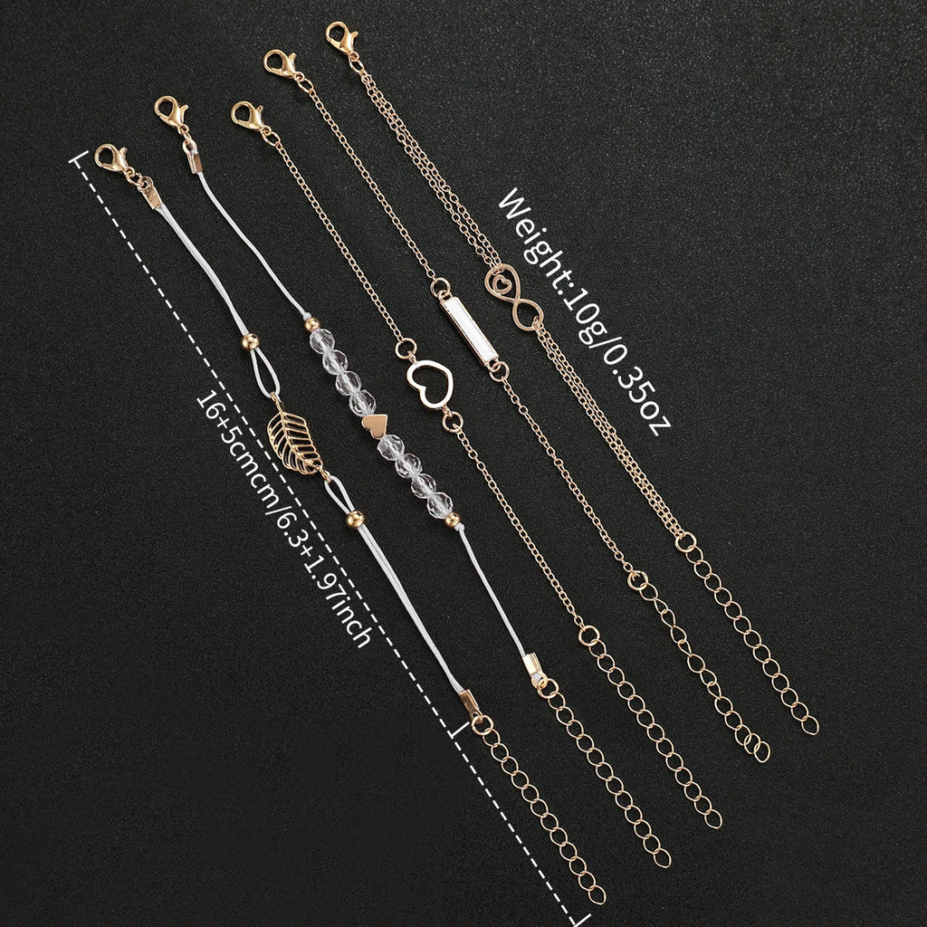 6PCS/Set Women's Watch Fashion Rhinestone Flower Dial Quartz Watches Bracelets Set（Without Box） Qme