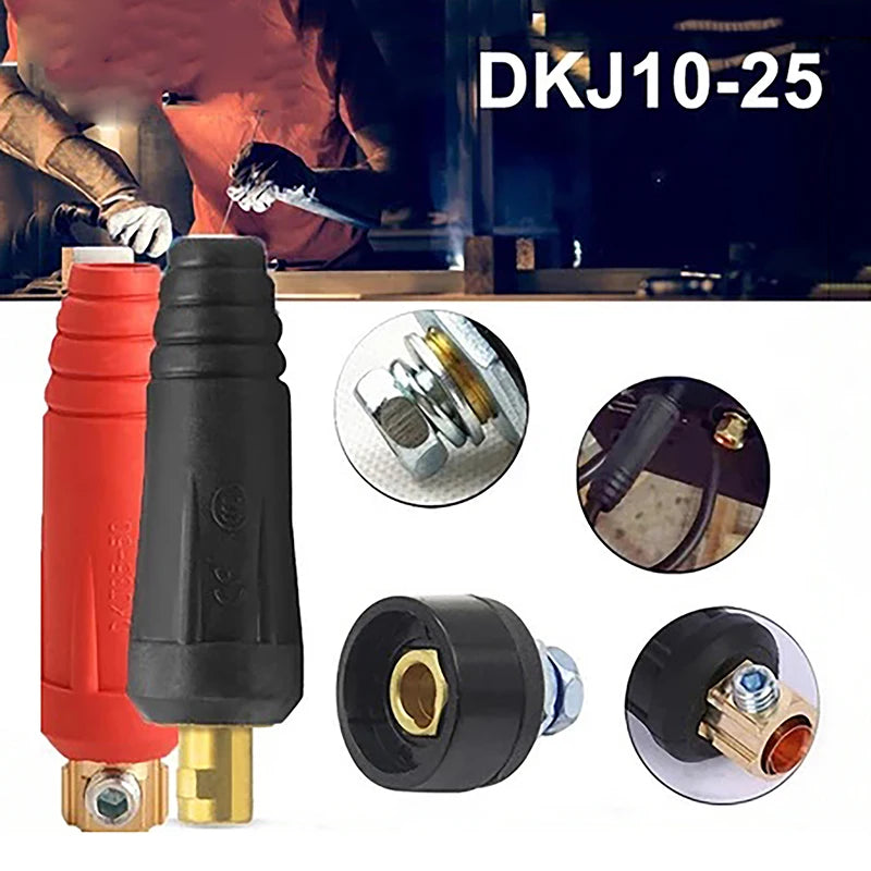 DKJ10-25 European Welding Machine Cable Welding Cable Connector Quick Fitting Male Female Cable. Qme