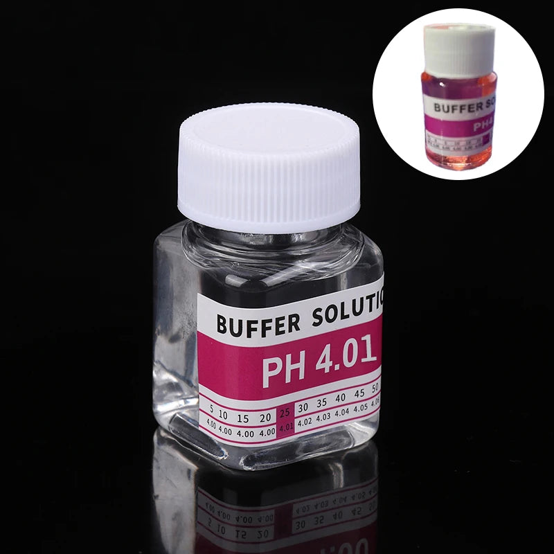 Reusable 50 Ml Bottles Of PH 4.00 6.86 9.18 Calibration Solution PH Solution Buffer PH Meter Buffer Solution Meter Calibration Qme PH4.00