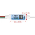 SP621E Mini Bluetooth RGB Controller For WS2811 WS2812 WS2813 LED Strip Light Control -24V. Qme White 1pc