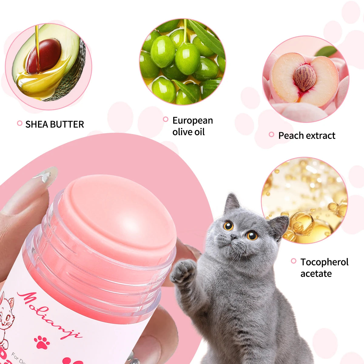 Pet Foot Care Cream Moisturizing Water Locking Deep Caring Claws Qme