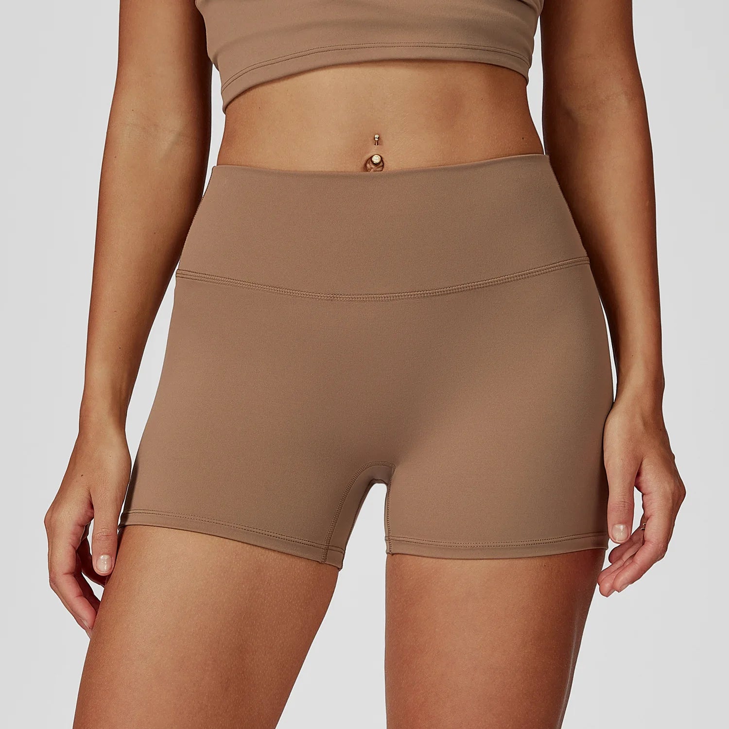 A Women's Summer Shorts Low Waist Seamless Shorts Gym Shorts Yoga Shorts Running Shorts and High Stretch Cycling Training Shorts Qme