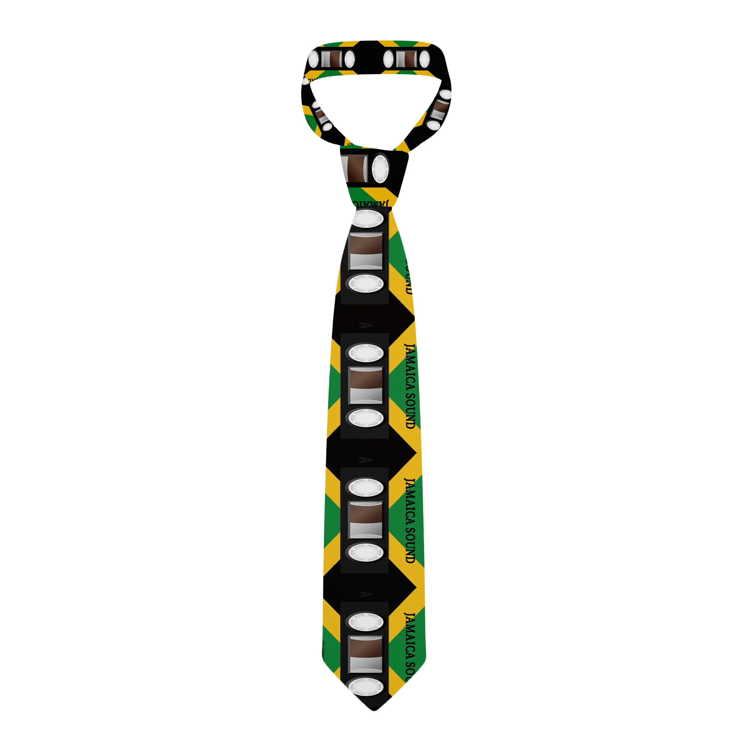 Interesting Old-fashioned Cassette Music Tape Tie Design Irregular Qme
