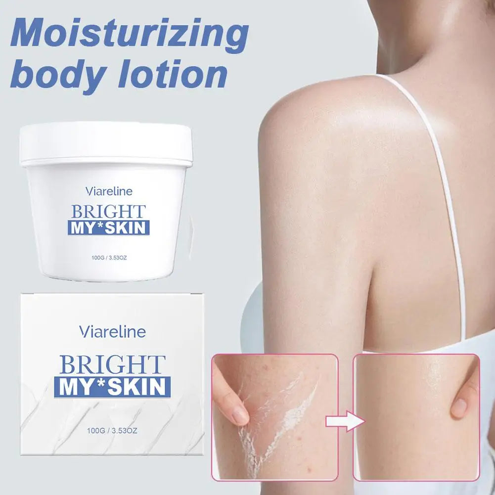 Brightening Body Cream Soothing Skin Improve Dullness Reduce Dark Spot Non-greasy Long-Lasting Moisturizing & Firming Qme