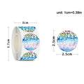 300Pcs 2.5CM Round Laser Off Stickers Surprise Labels Secret Code Cover Sticker Activity Card Self-Adhesive Sticker. Qme 1roll