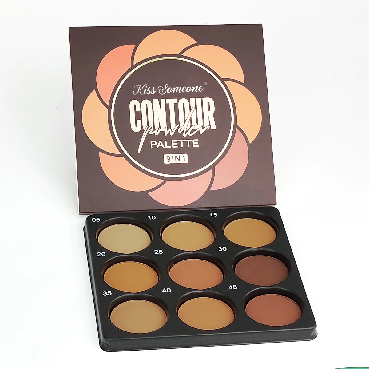 Nine color dark powder repair plate concealer matte waterproof durable natural makeup plate repair durable matte Qme