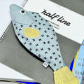 Fish Shape Novelty Pencil Case Pen Bag Coin Purse Funny Pouch Qme Default Title