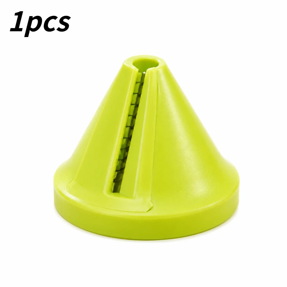 1/3/5Pcs Multifunctional Manual Rotating Spiral Peeler Veggie Fruit Shredder Grater For Potato Carrot Kitchen Prep Tool Qme Green 1pcs