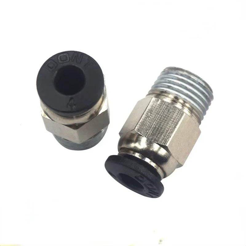 3d Printer Accessories V6 Pneumatic Connector PC4-m10 Plastic Straight Through Quick Connector Self-locking 3d Printer Parts Qme quick connector